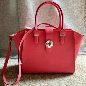 Lauren Ralph Lauren Genuine Leather Handbag